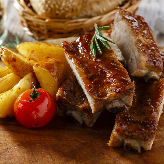 Свинина з овочами