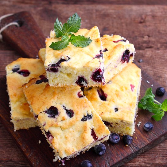 Пирог с замороженными ягодами