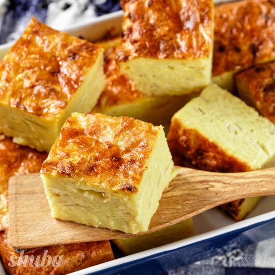 Запіканка з локшини і кисломолочного сиру