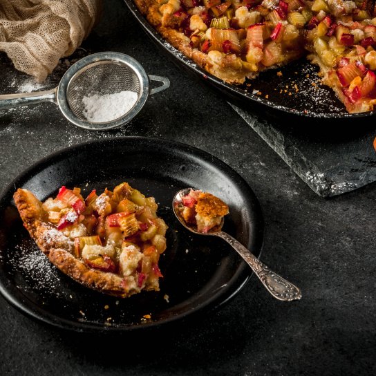 пирог с ревенем