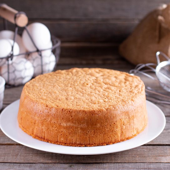 Бісквіт на гарячому молоці