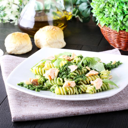 Паста з песто та тунцем від Арнольда Шварценеггера