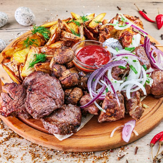 Шашлык из свинины со специями