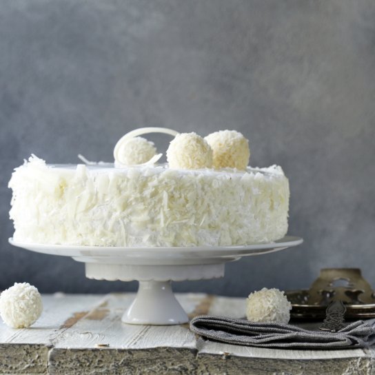 Какао-кокосовий торт рецепт