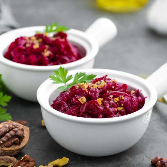 Салат з буряком та яйцем