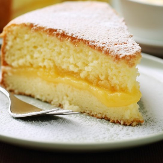 Бисквитный торт с заварным кремом с заварным кремом