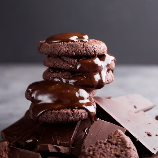 Шоколадне печиво на згущеному молоці