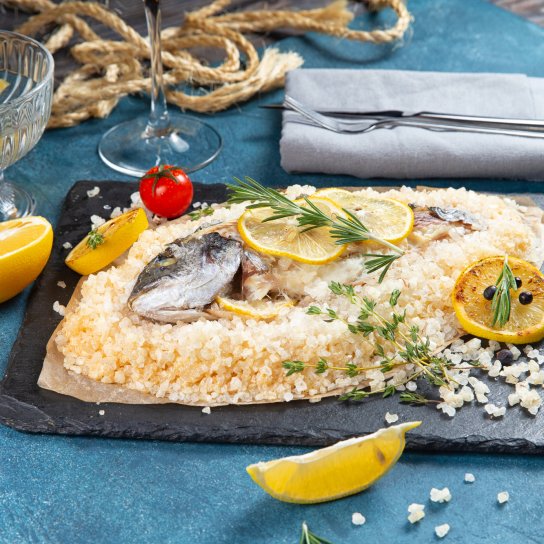 Сібас у солі