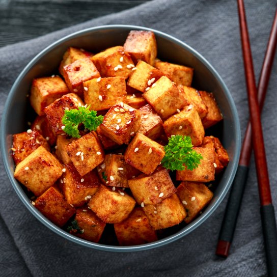 Пряний смажений тофу