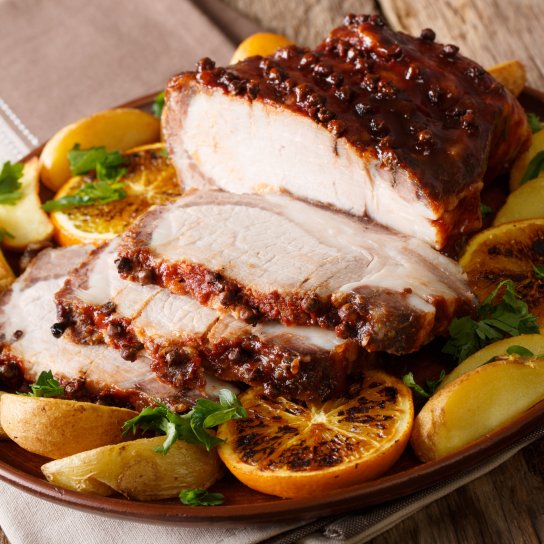 Великодня домашня шинка у глазурі