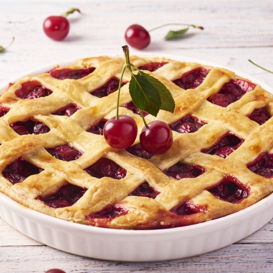 Пісний пиріг з варенням