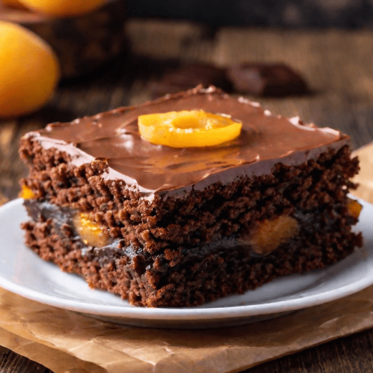 Абрикосовий пиріг на молоці від Лілії Цвіт