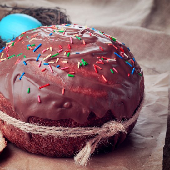 Паска с кремовой начинкой