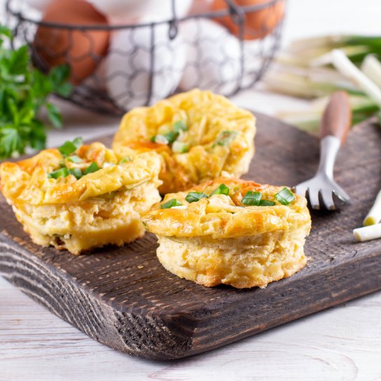 Яєчні мінізапіканки в духовці