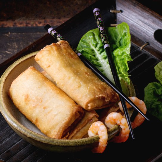 Спрінг-роли з креветками