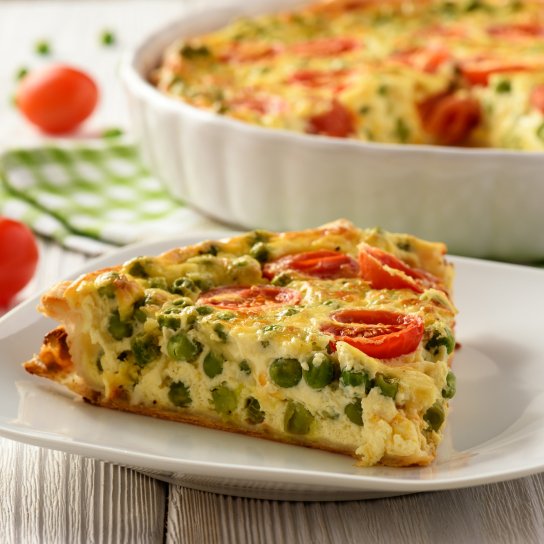 Запіканка з овочами і фаршем