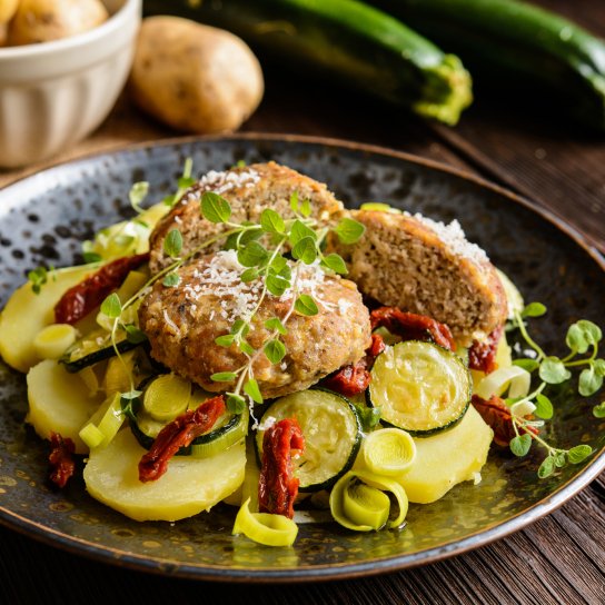 Котлети з кабачками