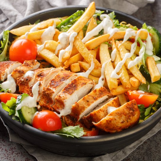 Пітсбурзький салат з картоплею-фрі