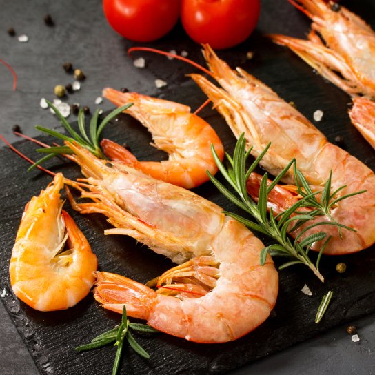 креветки з лимоном