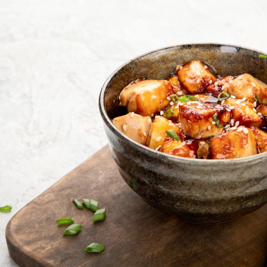 Маринований смажений тофу