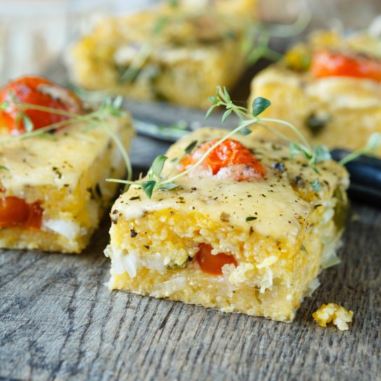 Тарт из поленты из черри — рецепт