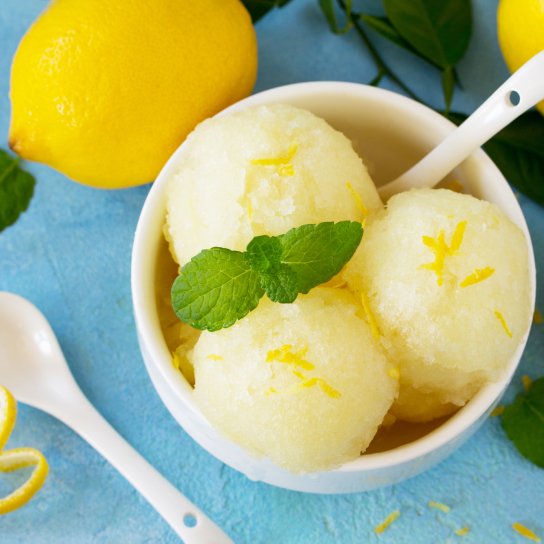 Лимонний сорбет