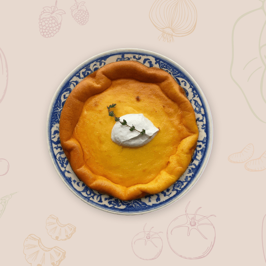 Сирна запіканка з яблуком і морквою від Клопотенка