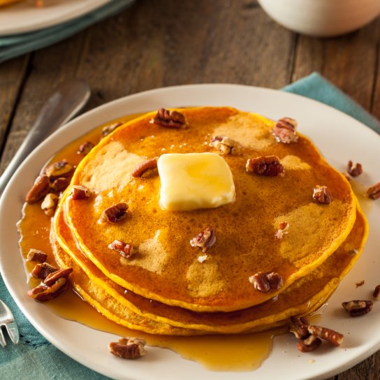 Апельсиновые блины с морковью