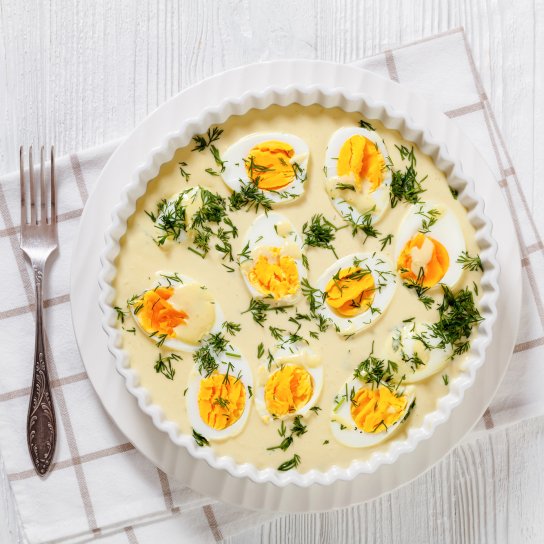 Великодня закуска з яєць