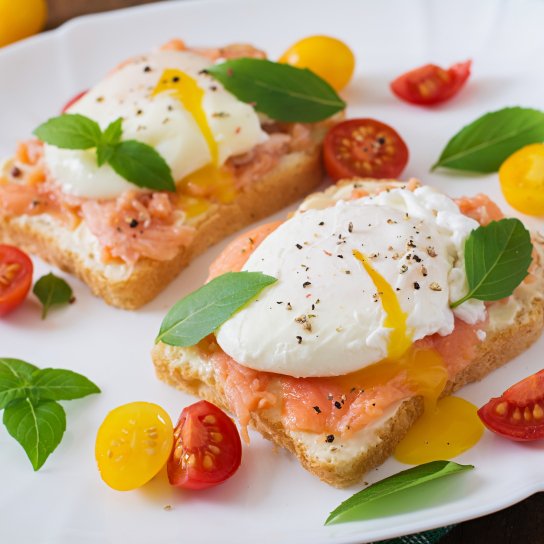 Сніданок з яйцями-пашот