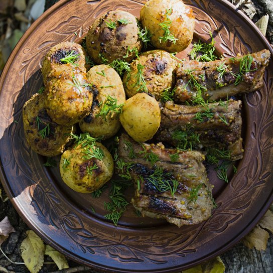 Картопля в золі