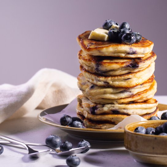 Млинці з чорницею