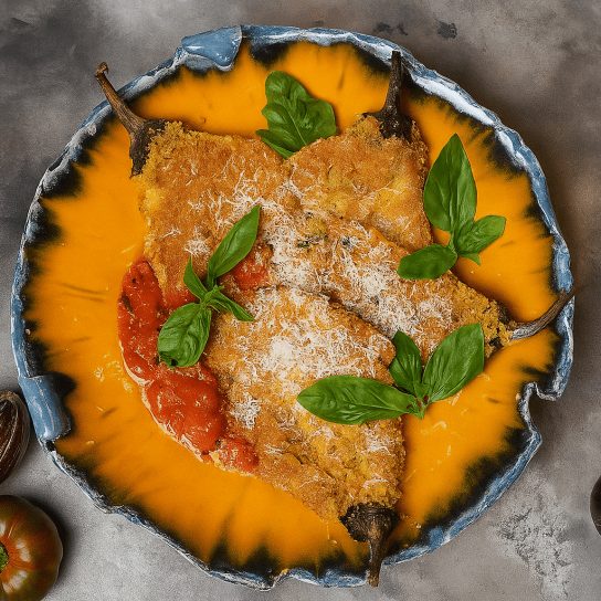 Шніцель з баклажана