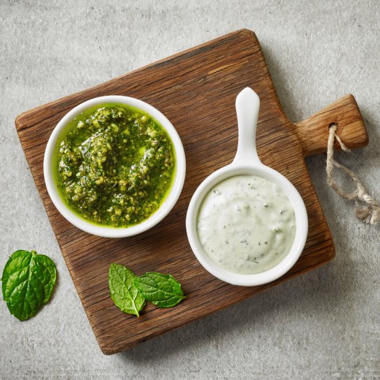 Песто з м’ятою