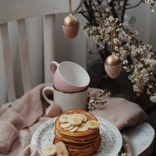 Блинчики с бананом