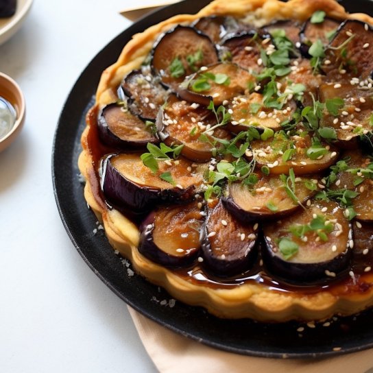 Тарт татен з баклажанами