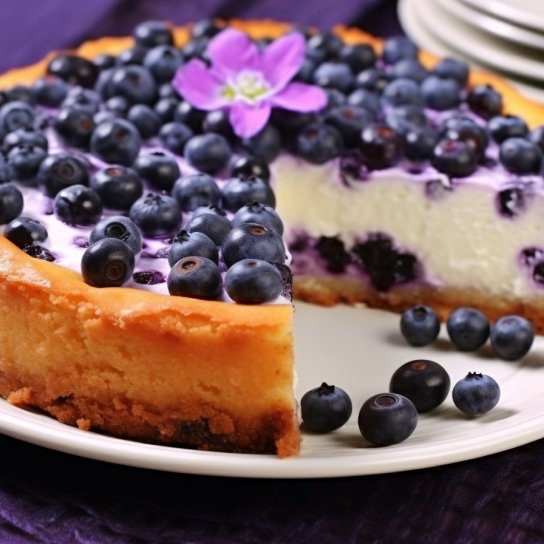 Очень вкусный творожный пирог с черникой — рецепт на разрыхлителе (видео)