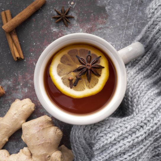Чай з імбиром і лимоном