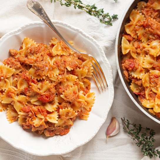 паста с тунцом