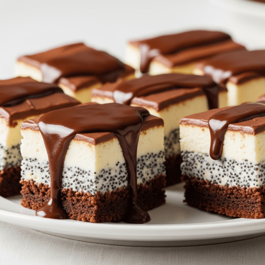 Шоколадний сирник з маком