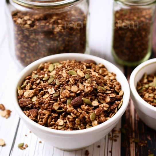 домашня гранола з гречкою