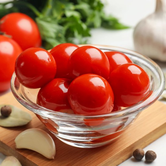 Квашені помідори з гірчицею