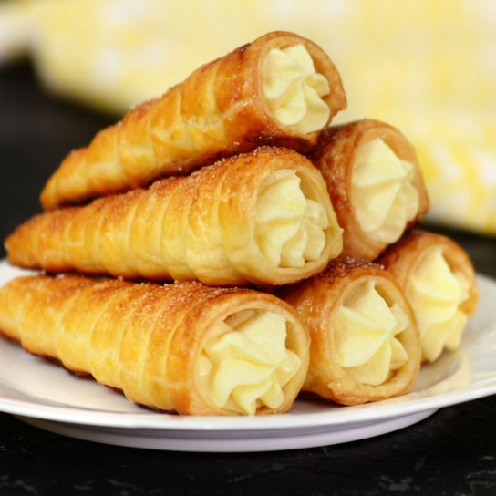 Трубочки з кремом