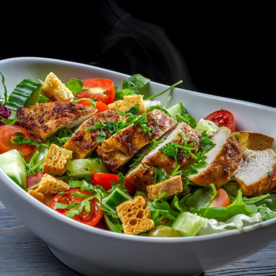 Курка з овочами