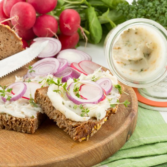 Смалець з яблуками