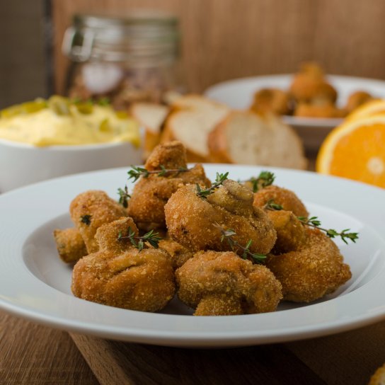 Печериці в клярі