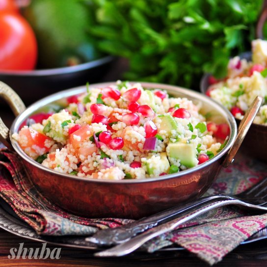 овочевий салат з кускусом