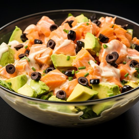 Салат из авокадо