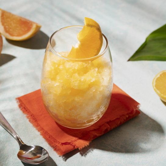 Десерт з льодом і лимоном