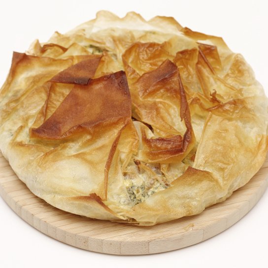 Сырная баница из теста фило